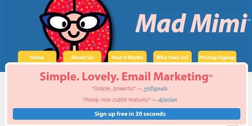 Mad mimi email marketing tools