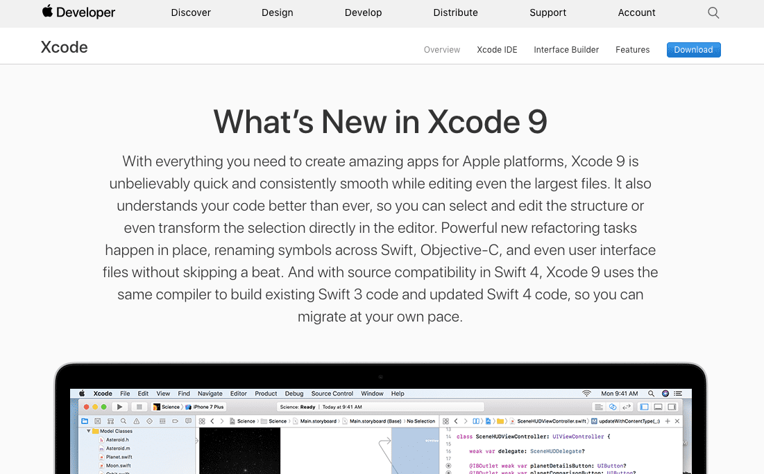 Xcode 9