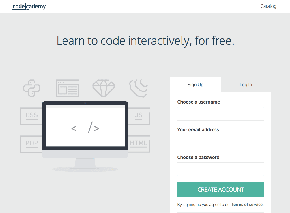 Learn to code Codecademy