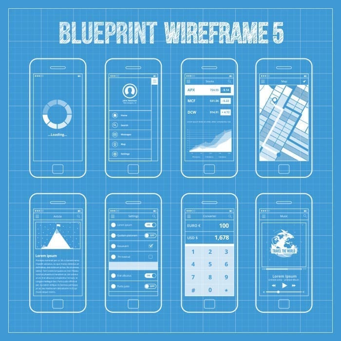 make an app wireframe