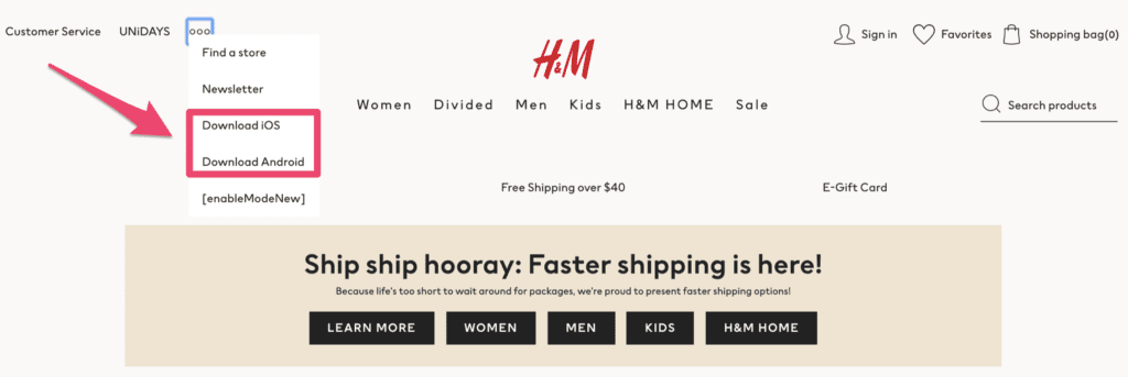 H and shop m unidays code