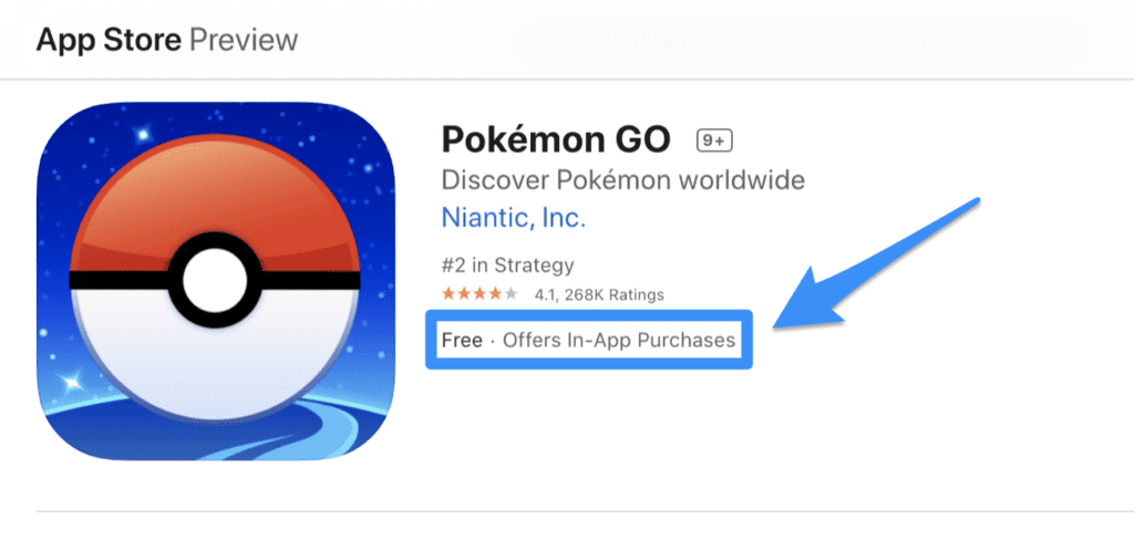 Pokemon Go In-App Purchases