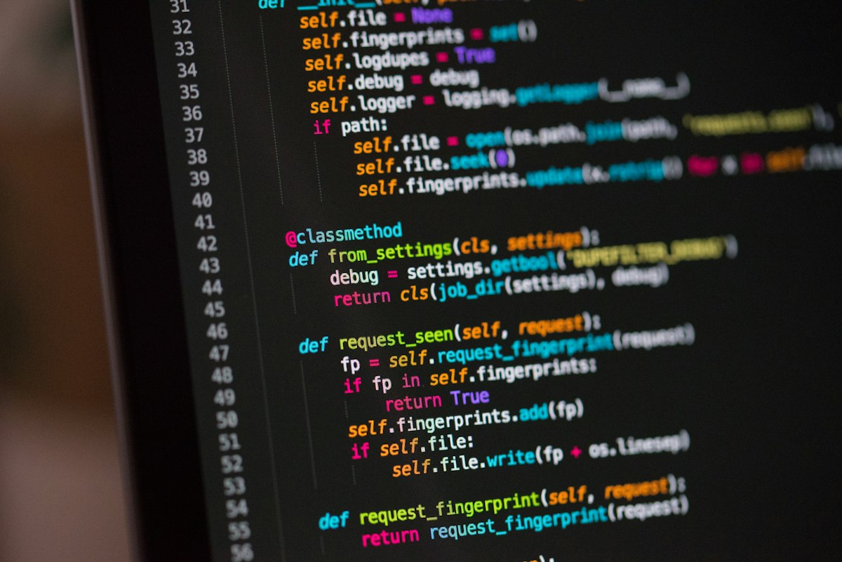 No-code app builder interface on computer screen